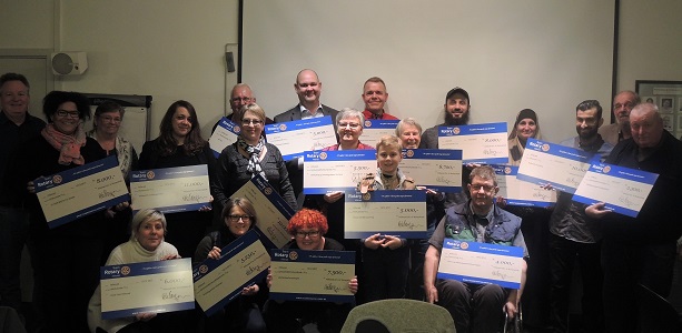 Team Rotary modtagere